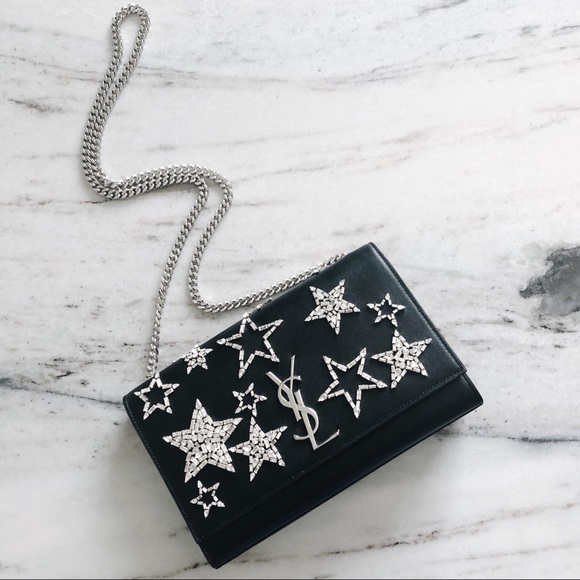 Saint Laurent Handbags - SAINT LAURENT Star Medium Monogram Kate Bag